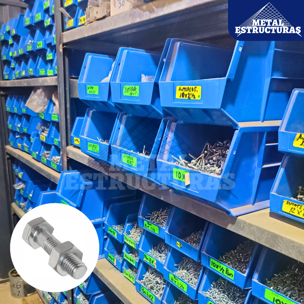 Pernos, tuercas y tornillos de diferentes medidas. Precio Mayorista